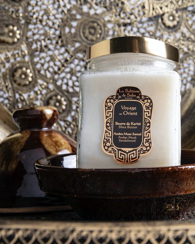 Karitéboter - beurre de karité -  300ml -  Orient  (Amber - Muskus - Sandelhout) 