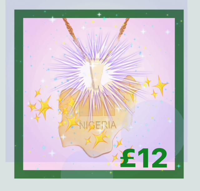 🇳🇬MNIA NAIJA NUGGET STAINLESS STEEL CHAIN &amp; PENDANT