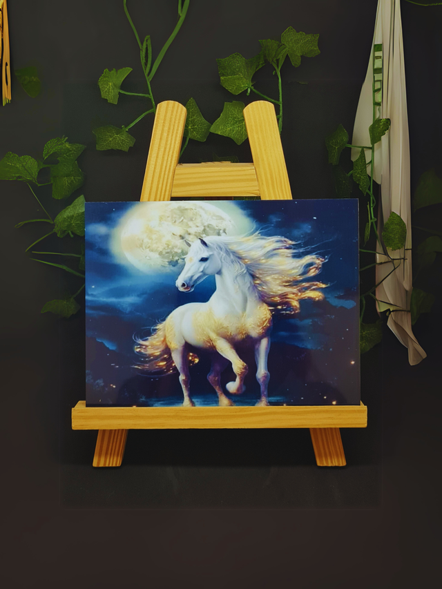 Plaque aluminium "Cheval"