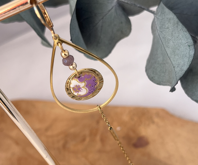 Boucles d’oreilles acier inoxydable