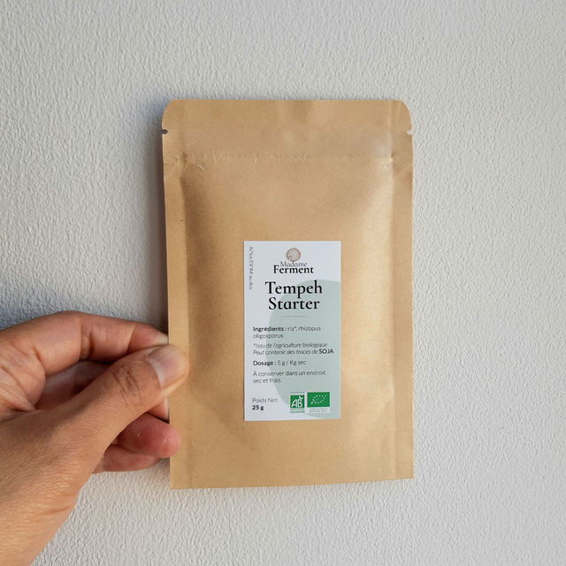 MME FERMENT Ragi Tempe Organik 25 gr - Tempeh Starter Bio