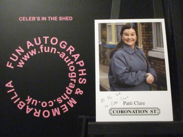 Patti Clare (Mary Taylor) Original Coronation Street Pre-Print Cast Card