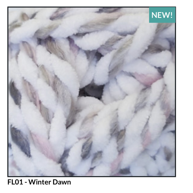 James C Brett Flusky FL01 Winter Dawn