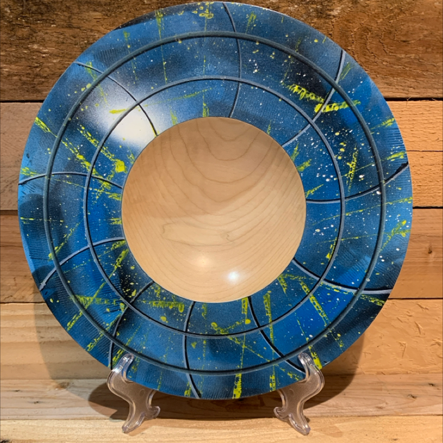 Sycamore Blue Platter 