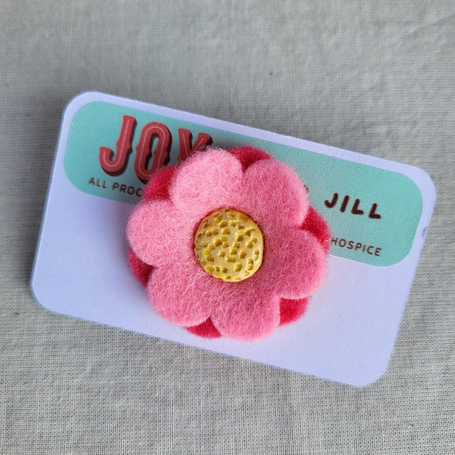 Joy for Jill Charity Pin - Mixed Pink