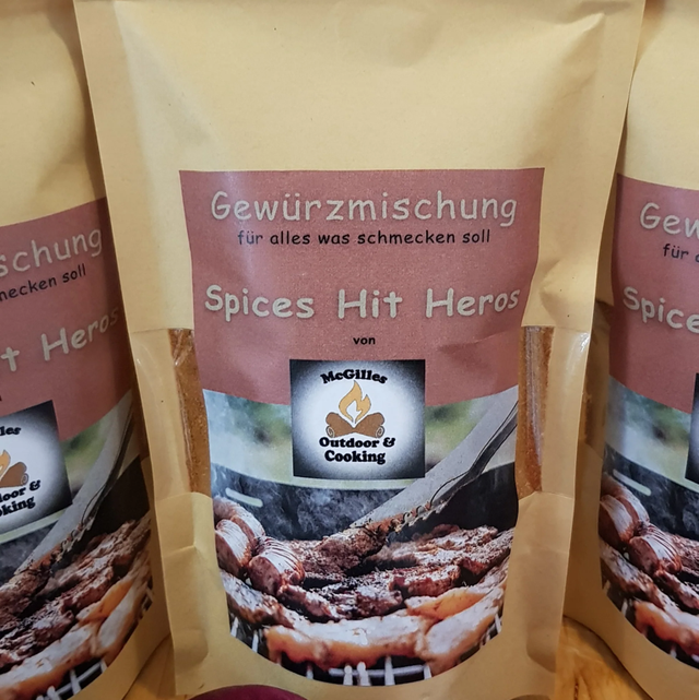 McGilles Spices Hit Heros 220g Gewürzmischung für alles Hand Made