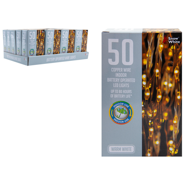Indoor 50 Copper Wire Lights