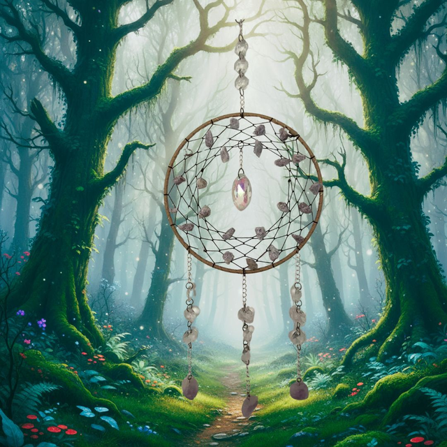 Attrape-Soleil en Tourmaline Rose