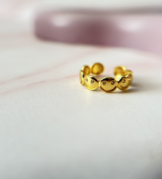 Ring Smiley Verstelbaar