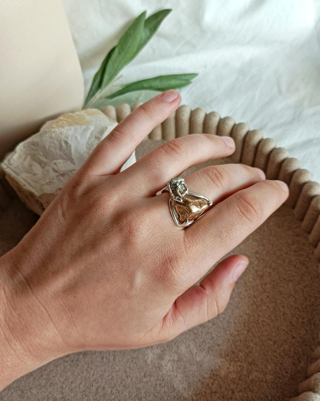 Anello "Pietra" e Pirite