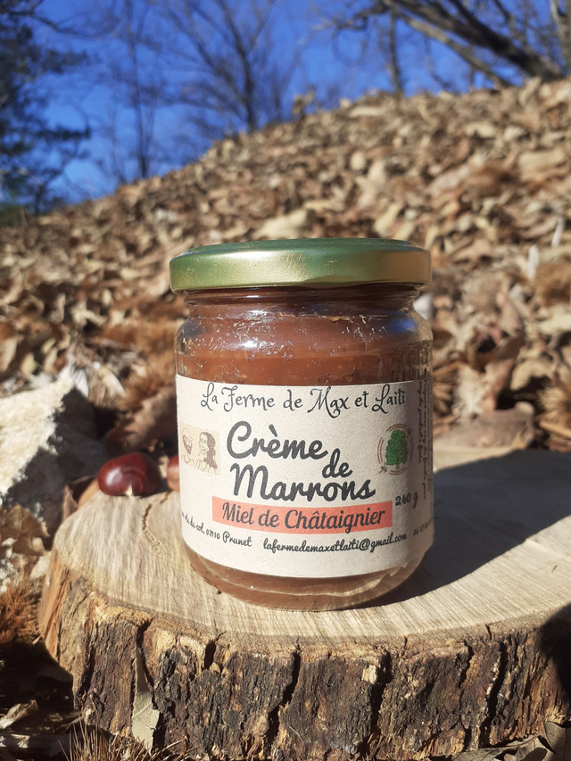 crème de marrons au miel de châtaignier 240g