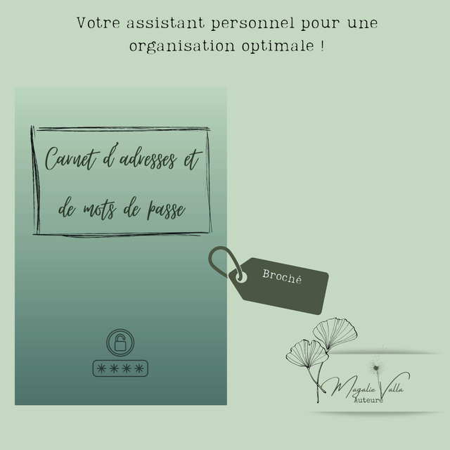 Carnet d'adresses et de mots de passe