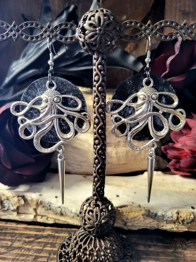 Boucles d'Oreilles "Cercle des Profondeurs"