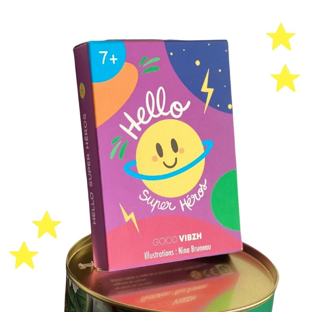 Jeu de 42 cartes " Hello Super Héros "