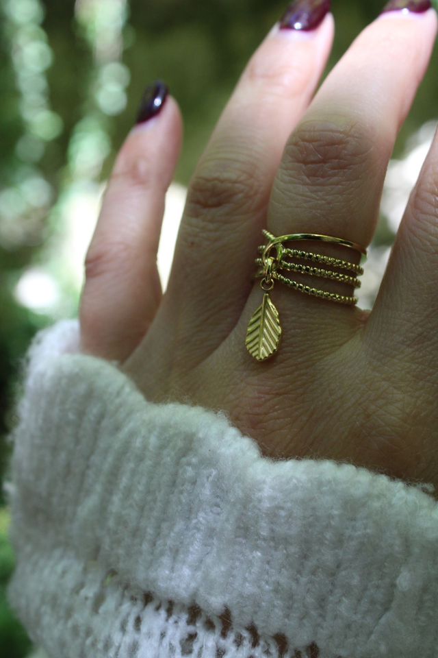 Bague Feuille