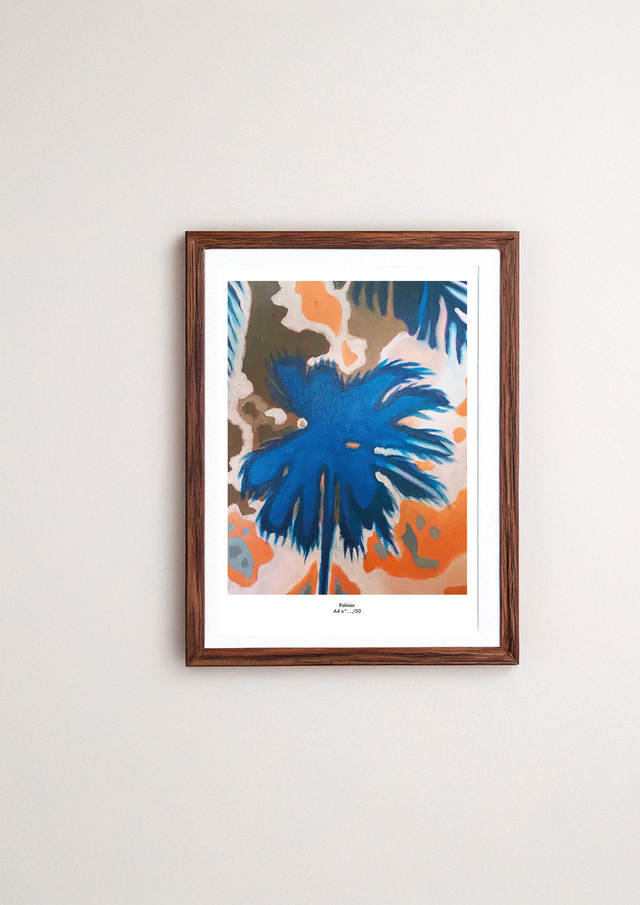 Reproduction imprimée Palmiers