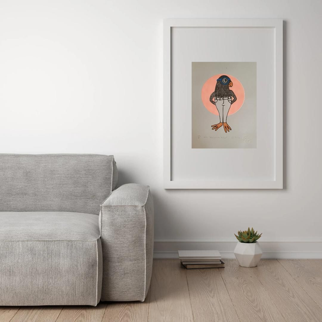 Serigrafia serie "revolução dos bichos",  