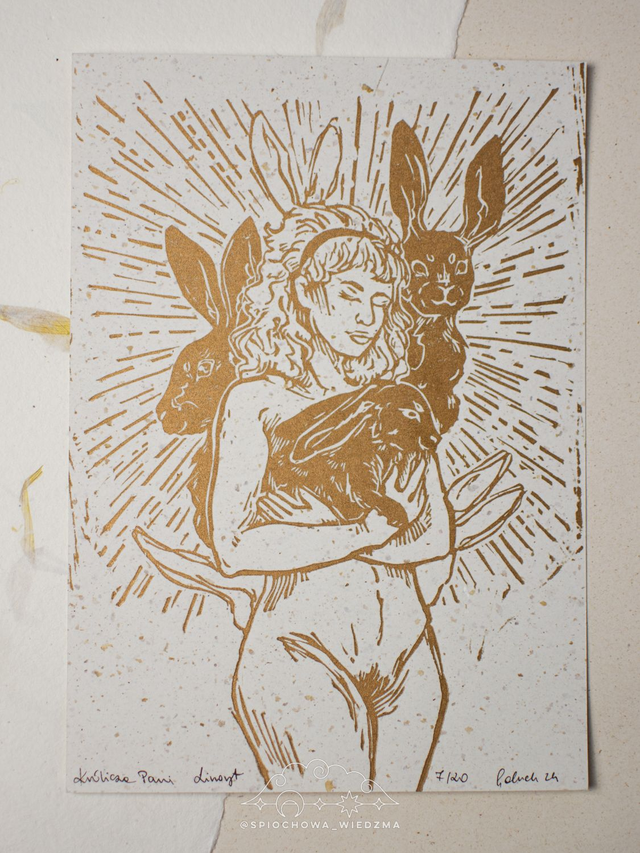 Odbitka Królicza Pani | ORYGINALNE