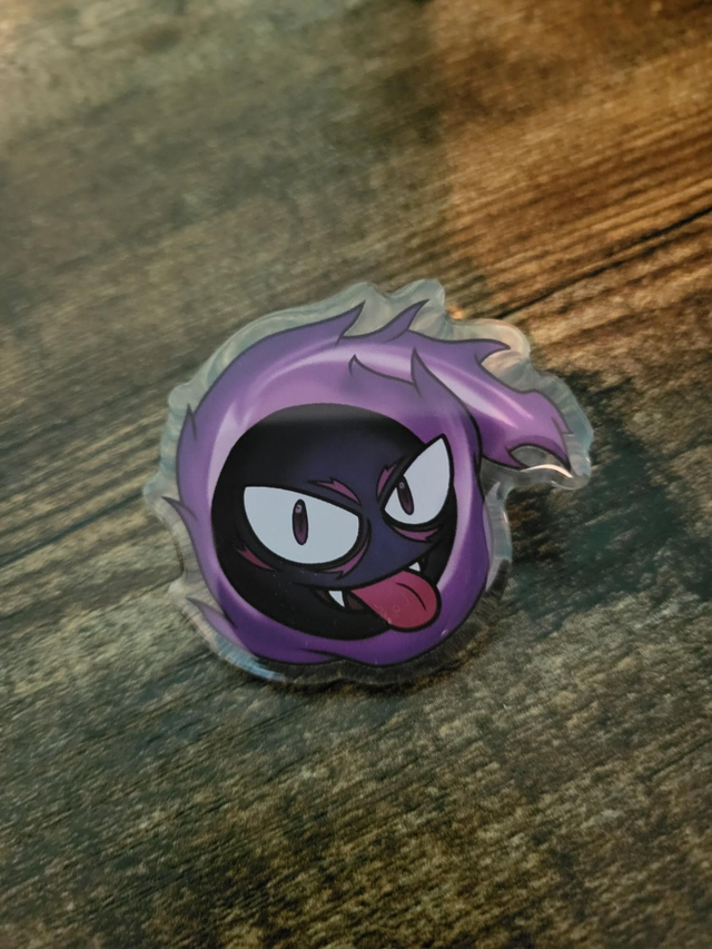 Gastly Acrylic Pin