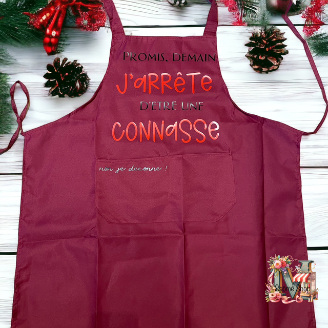 Tablier « promis demain … »