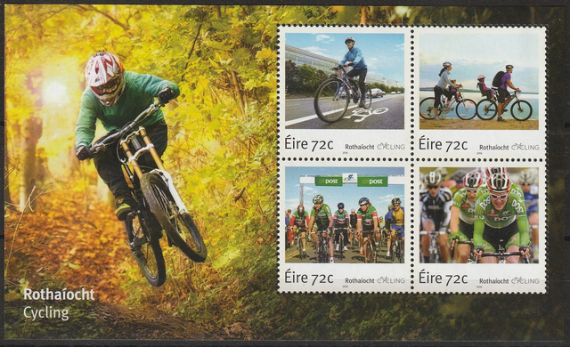 Ireland  2016  Cycling  Minisheet  MNH