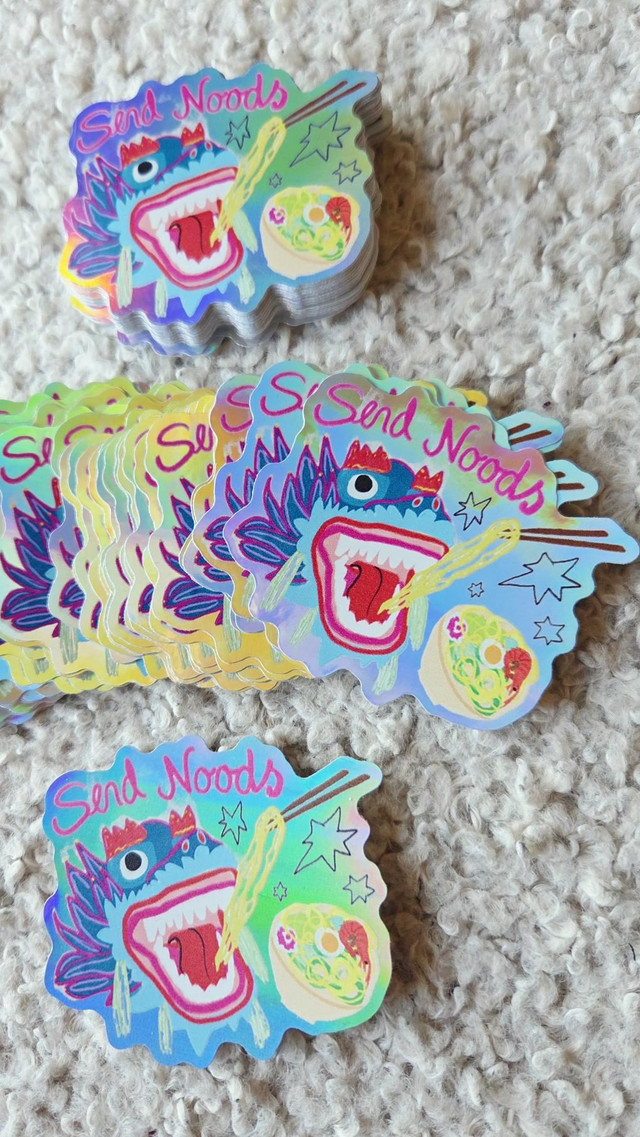 Dragon "Send Noods" Sticker