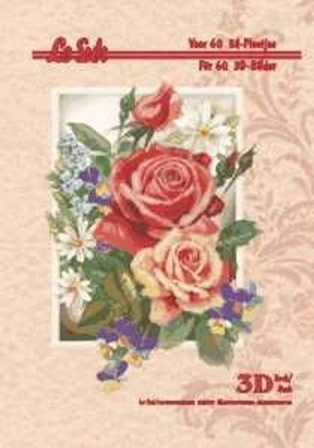 3D Boek Rozen (320019)