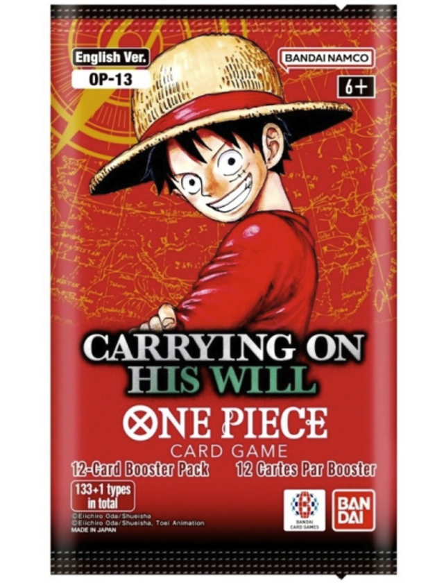 One Piece (OP13) Carrying On His Will Boosters 