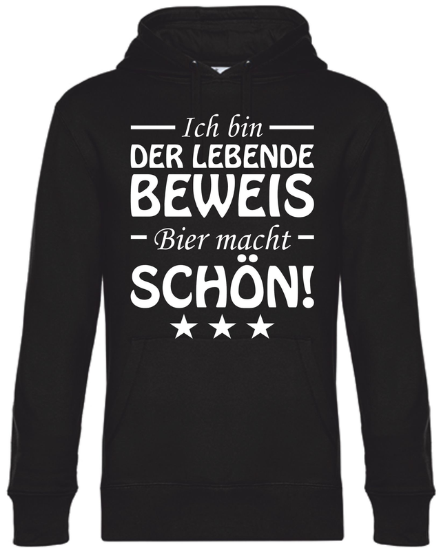 Hoodie Bier macht schön 