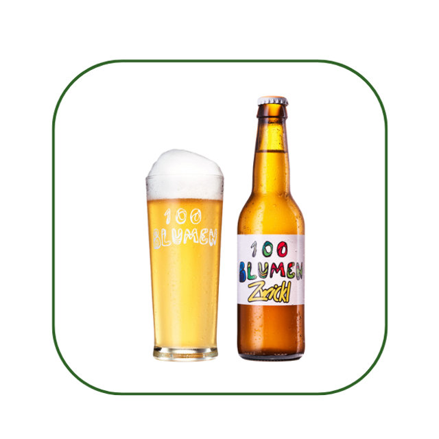 Zwickl – Naturtrübes Vollbier, 100 Blumen