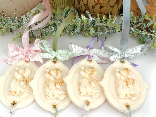 Suspension  parfumée "Bonne fête Mamie" Tilleul