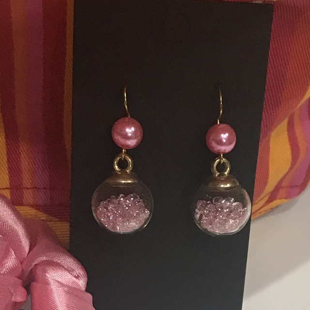 Pink Dangling Earrings - PDE44