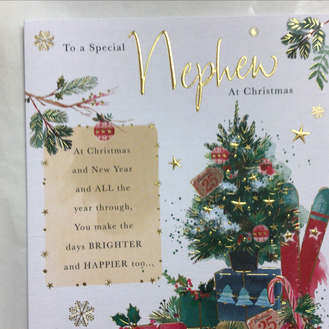 Christmas Nephew (Tree and Ski) WW