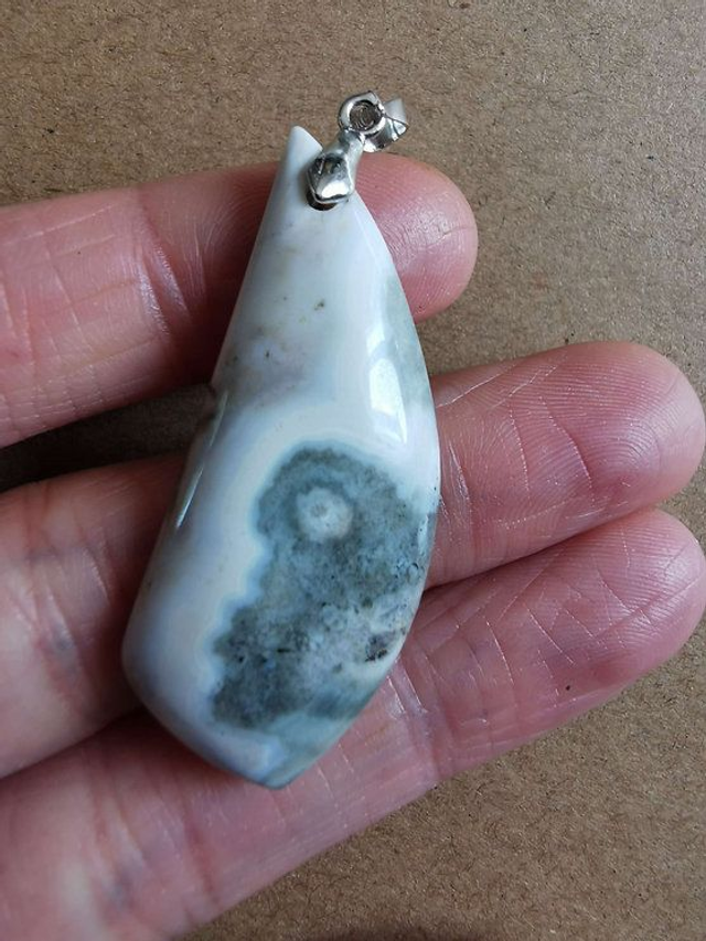 Pendentif en Jaspe océan