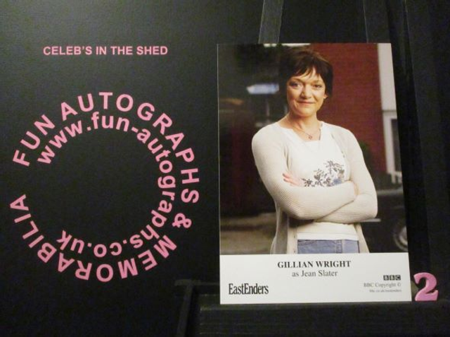 Gillian Wright (Jean Slater) Original EastEnders Cast Card (2)
