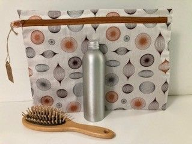 Pochette zippée XL coton