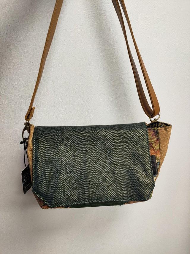 REVER_019 Besace Marine Vert