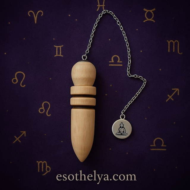 Pendule 14 en bois de cerisier