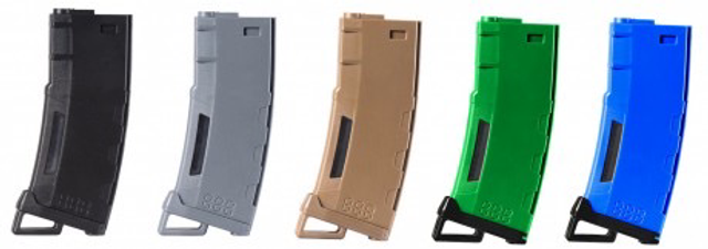 Chargeur Mid-cap Speed 130 billes pour M4 AEG Marque Lancer Tactical