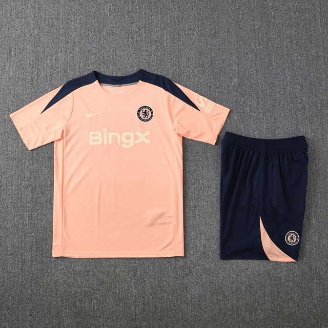 Conjunto completo Chelsea FC  PRE-PARTIDO - Versión Fan - 25-26