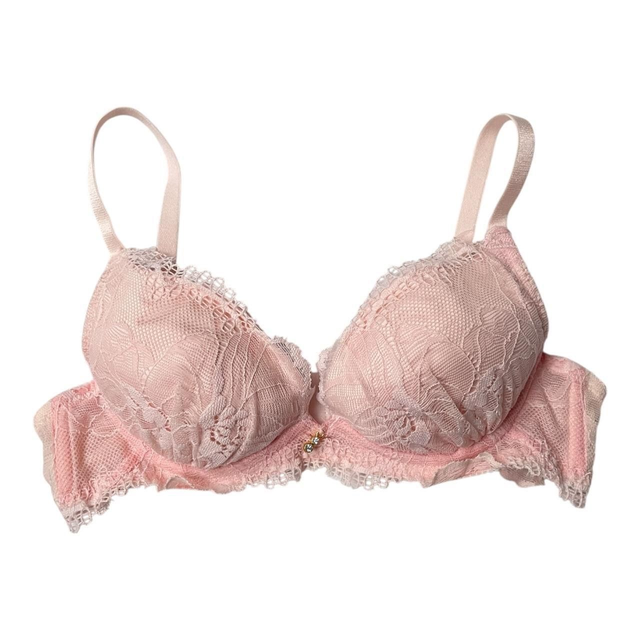 Pink lace Japanese Bra UK 30A 