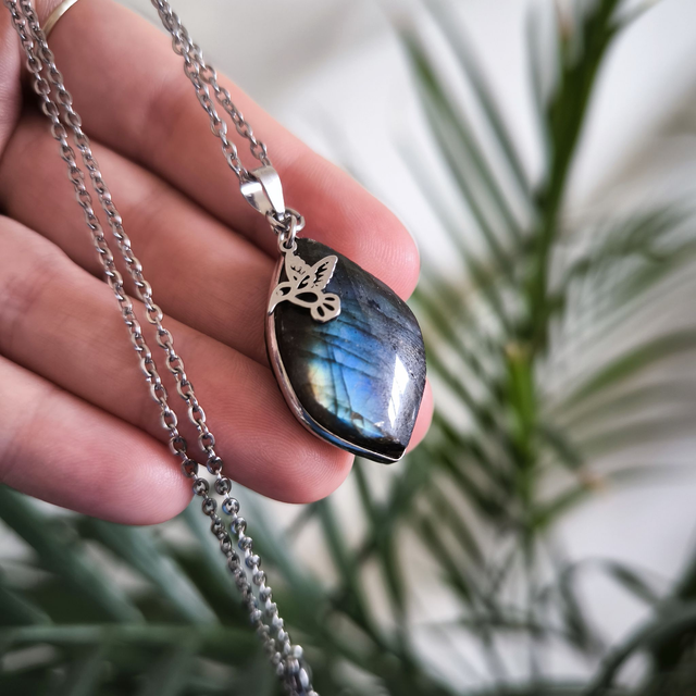 Collier protecteur - Labradorite (2)