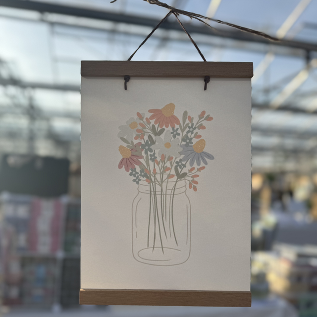 Blushing Blooms Art Print 