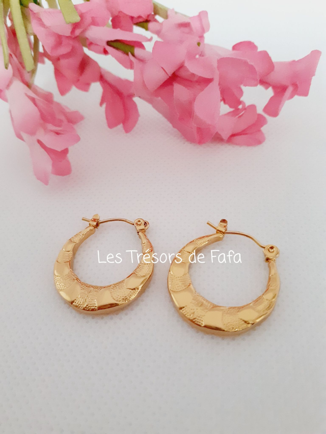Boucles d'oreilles créoles