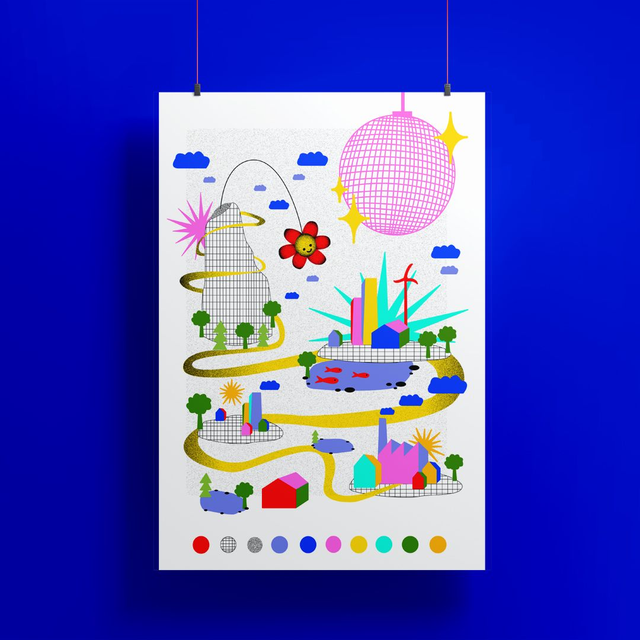 Affiche A4 "La Rutilante"