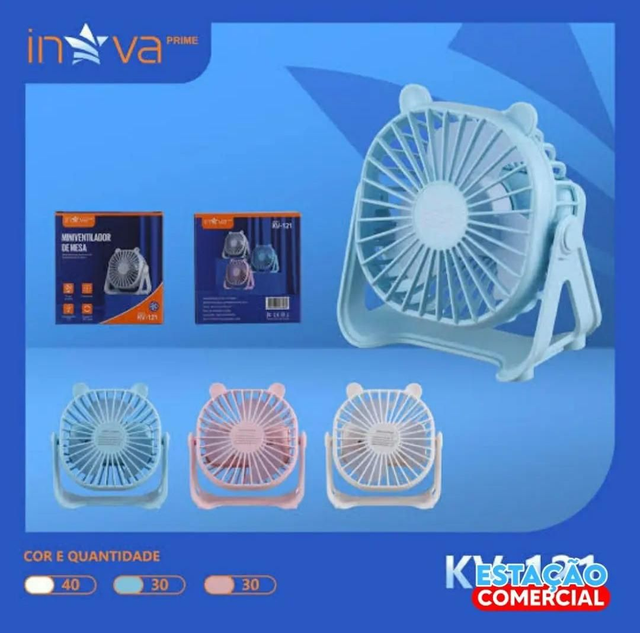 Mini Ventilador de Mesa 