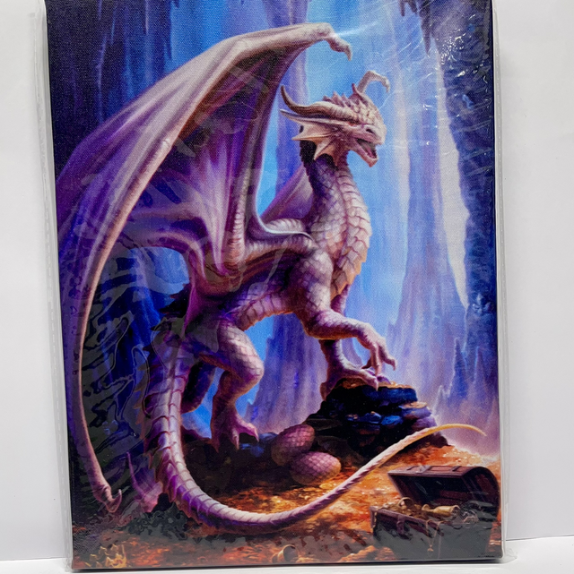 Anne Stokes Art - Treasure Trove Hanging Canvas Print