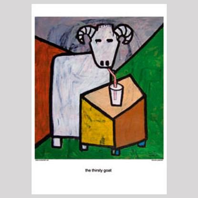 the thirsty goat