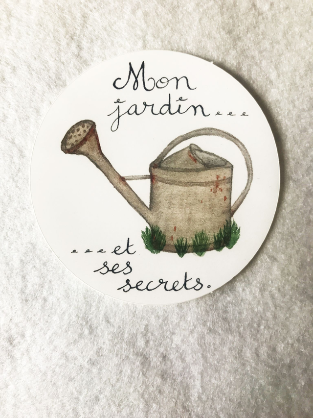 Sticker Jardin secret