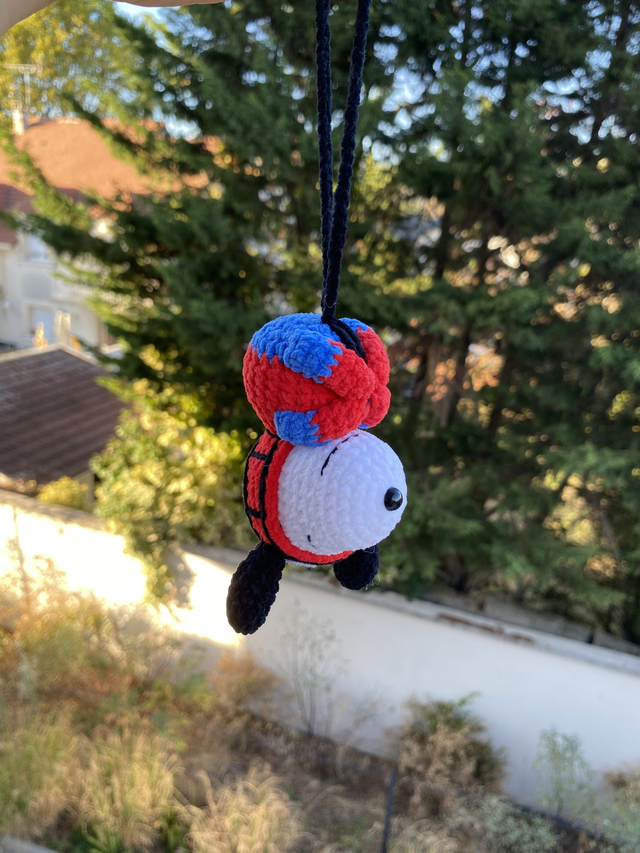 Snoopy Spiderman Hanging